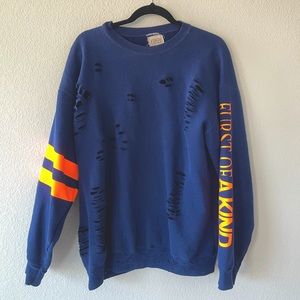LF Ripped Crewneck